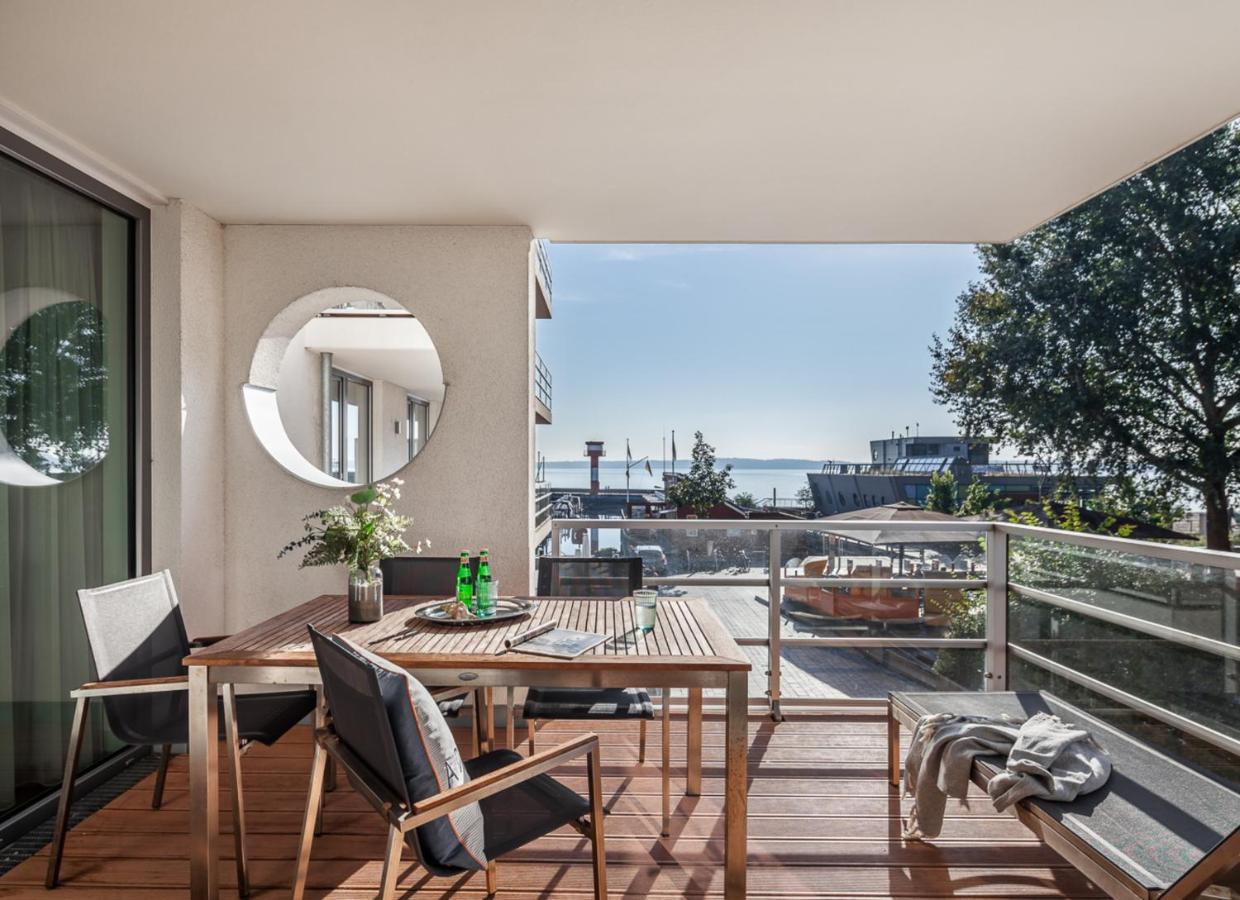 Apartmenthaus Hafenspitze Ap 5 - "Am Yachthafen 5" - Blickrichtung Offenes Meerstrandpromenade Eckernfoerde Ngoại thất bức ảnh